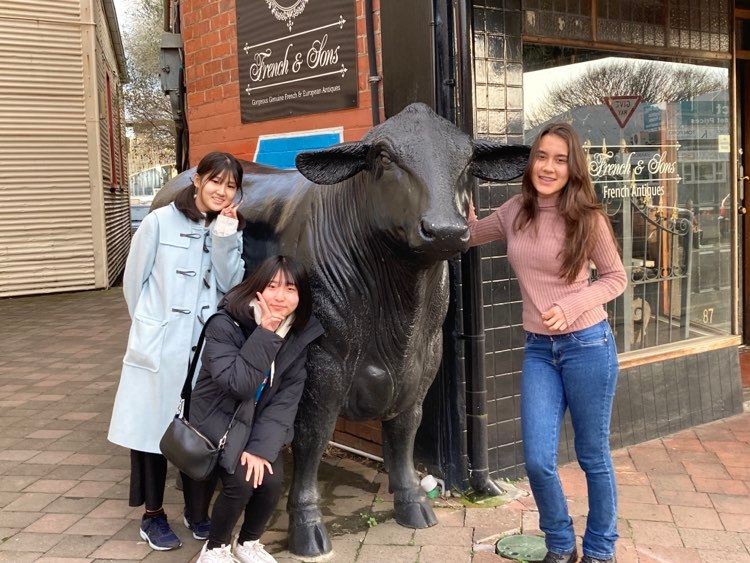 Foto em Bulls com Yuki e Wakana