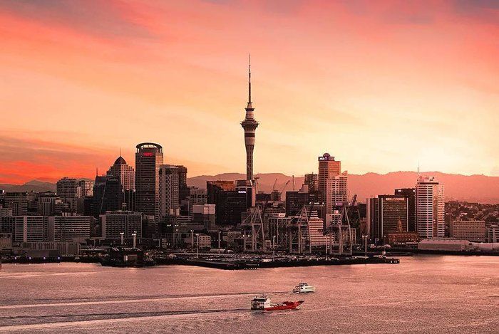 Imagem da cidade de Auckland na Nova Zelândia